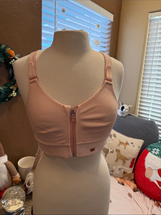 SHEFIT Other - SHEFIT Light Blush Front-Zip High Support Sports Bra